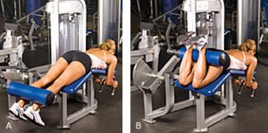 curl femoral acostado